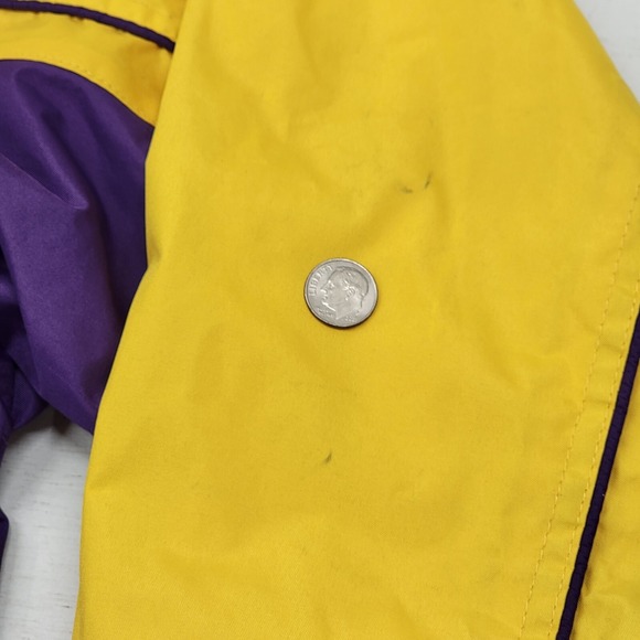 Vintage Kenpo Minnesota Vikings NFL Men's Purple Full-Zip Windbreaker Jacket 2XL - Picture 10 of 16